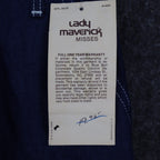 Lady Maverick Vintage Jeans Women 8 26 Deadstock Blue High Waist Straight USA - take2supply