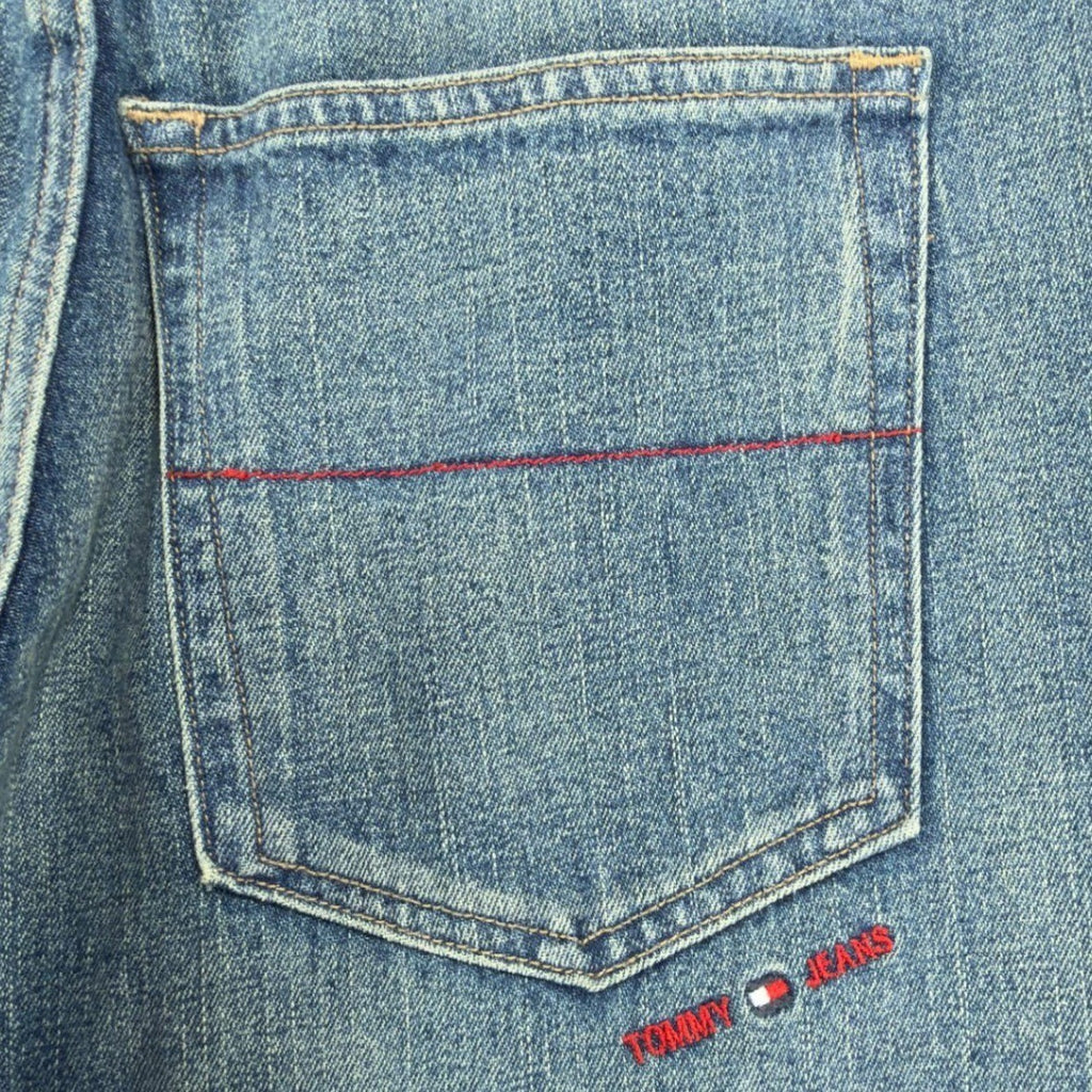 Tommy Hilfiger Y2K Slouch Fit Jeans Boy 16 Blue Cotton Deadstock NWT - take2supply
