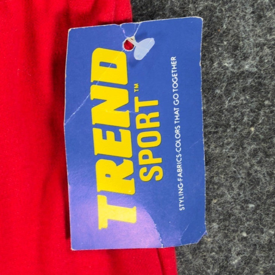 Trend Sport Vintage 80s Shorts Boys Medium 10-12 Red Cotton Blend NWT USA Made - take2supply