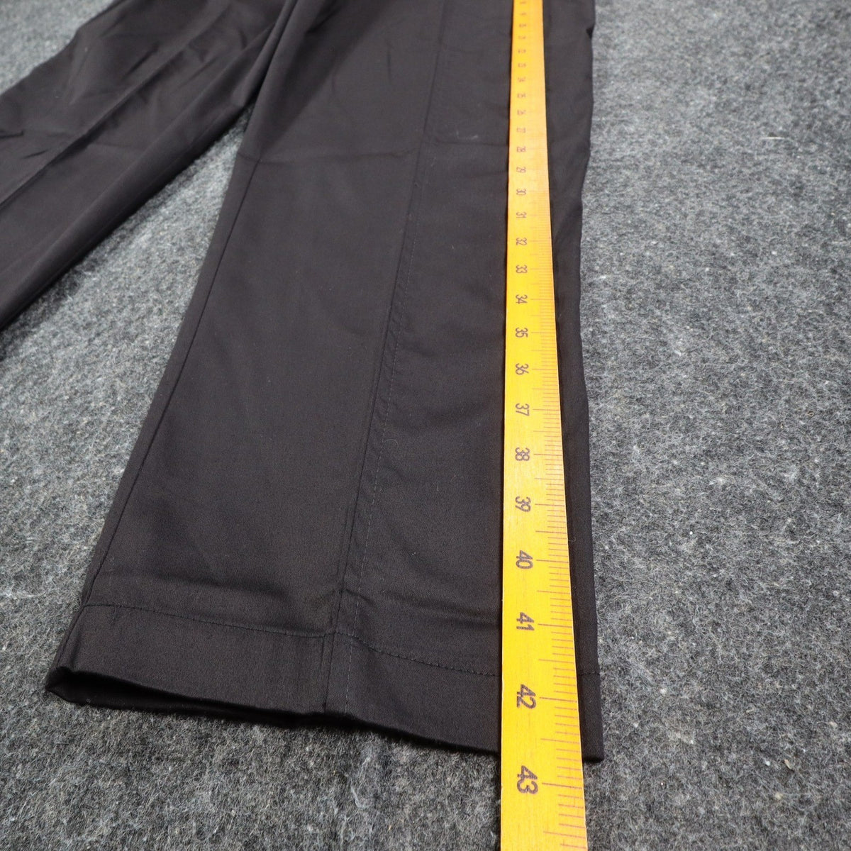 N Touch Pants Womens Large Black Stretch Cotton Elastic Waist Straight Leg C993 - take2supply