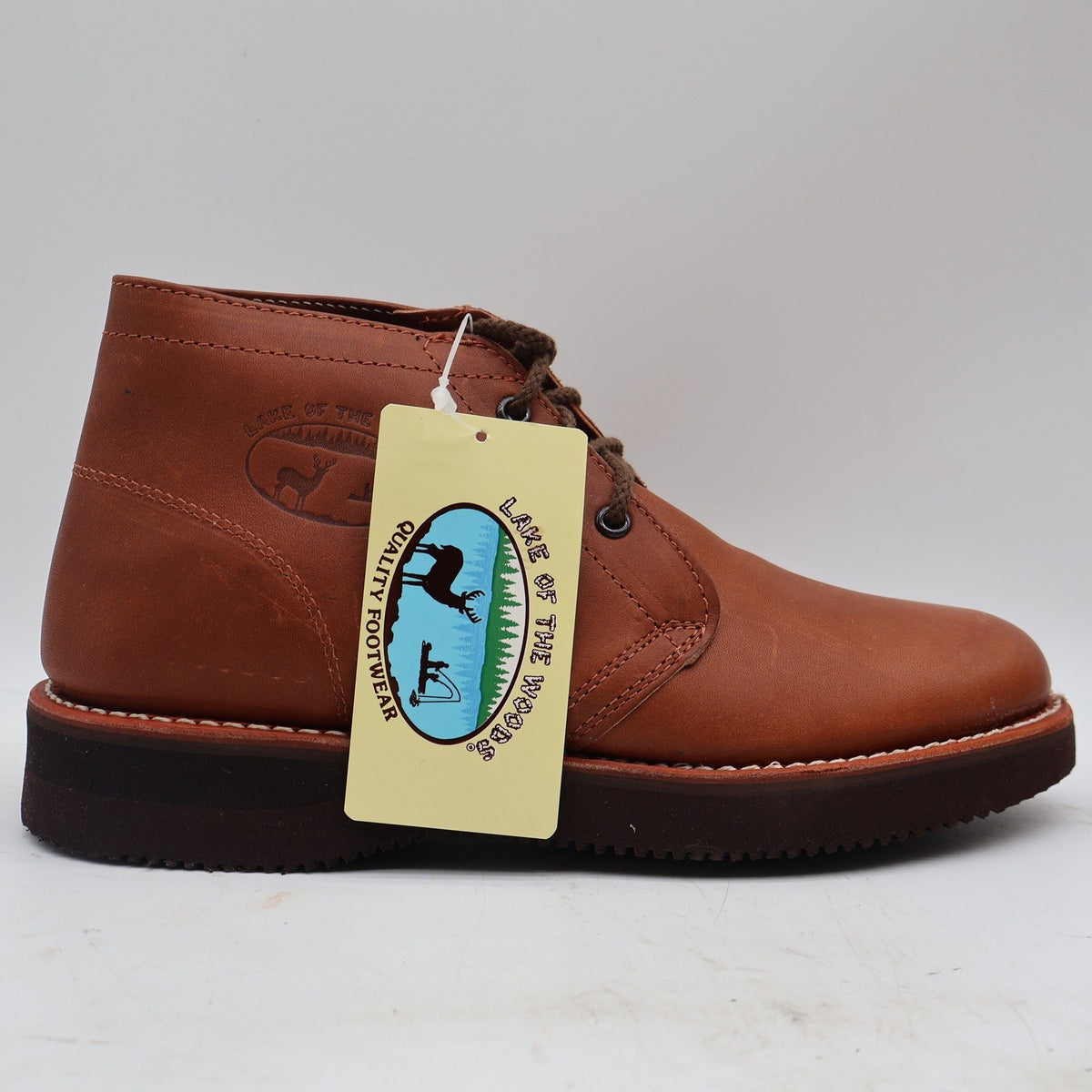 Lake of the Woods Chukka Boots Mens 8 EE Vintage Brown Leather 2429 New With Box - take2supply
