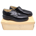 Cedar Crest Oxford Shoes Mens 7 D Vintage Black Leather Cushion Arch Deadstock - take2supply