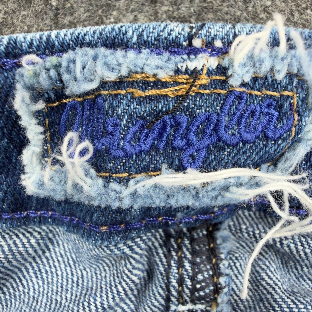 Wrangler Y2K Cowboy Cut Boot Cut Jeans Womens 7/8x32 Blue Denim NWT - take2supply