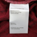 Tribal Top Womens Large Tawny Red Ombre Space Dye Asymmetrical Cowl Neck NWT - take2supply