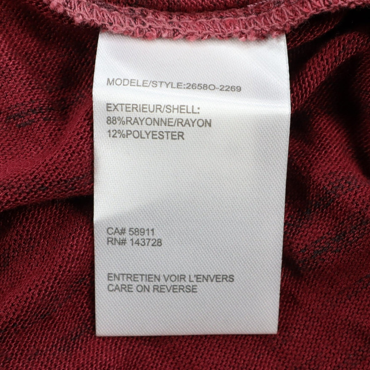 Tribal Top Womens Large Tawny Red Ombre Space Dye Asymmetrical Cowl Neck NWT - take2supply