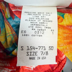Vintage That's Me! Floral Shorts Womens 7/8 90s Hawaiian Tropical Cotton NWT USA - take2supply