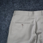 Levi's Travelers Dress Pants Mens 32x32 Vintage 90s Tan Wool Blend Pleated New - take2supply
