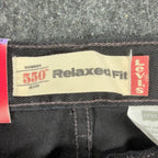 Levi's Y2K 550 Student Relaxed Fit Jeans Men 29x30 Black Denim NWT Deadstock - take2supply