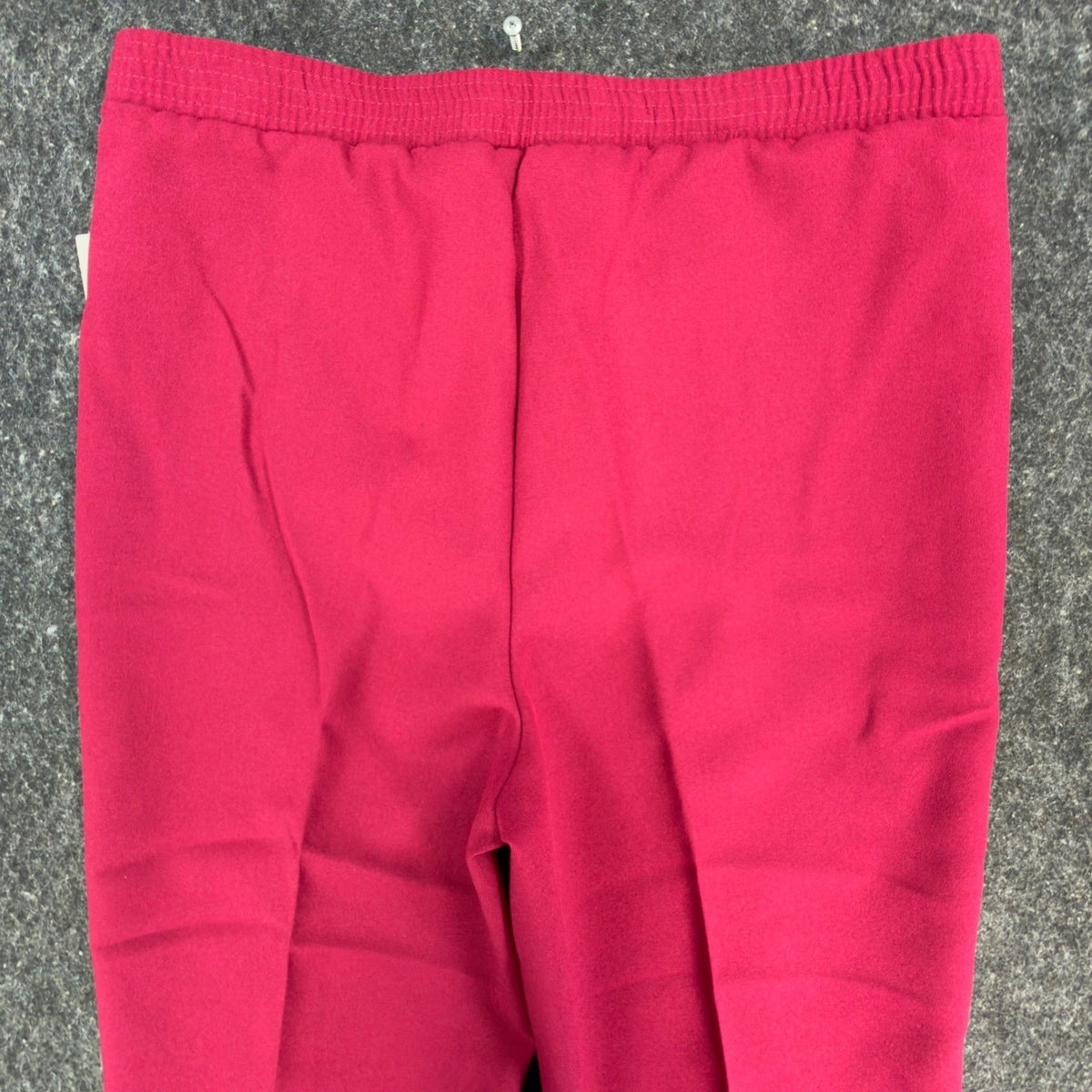 Donnkenny Classics Stirrup Pants Womens 8 Vintage 90s Garnet Pink Silky Stretch - take2supply
