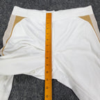 Nike Y2K Dri-FIT Athletic Shorts Womens Small White Gold 238735-100 NWT - take2supply