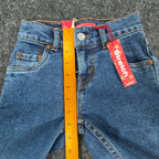 Levi's Vintage Y2K 517 Flare Jeans Girls Size 8 Slim Blue Denim NOS - take2supply