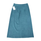 N Touch Skirt Suit Set Women 10 Teal Blue Multi Boucle Jacket & Midi Skirt NWT - take2supply