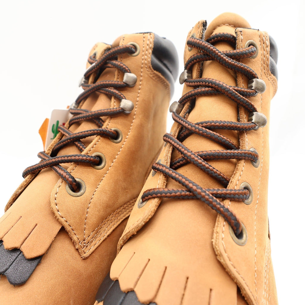 Laredo Y2K Kiltie Western Boots Women 7 Tan Leather New - take2supply