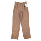 Erin London Pants Womens S Camel Brown Pleated Straight Leg NWT NOS - take2supply