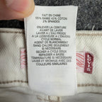 Levi's Y2K Bermuda Shorts Girls 12 White Denim NWT Deadstock - take2supply
