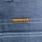 Vintage Young Maverick Jeans Boys 12 Regular Blue Flare White Stitch USA NWT - take2supply