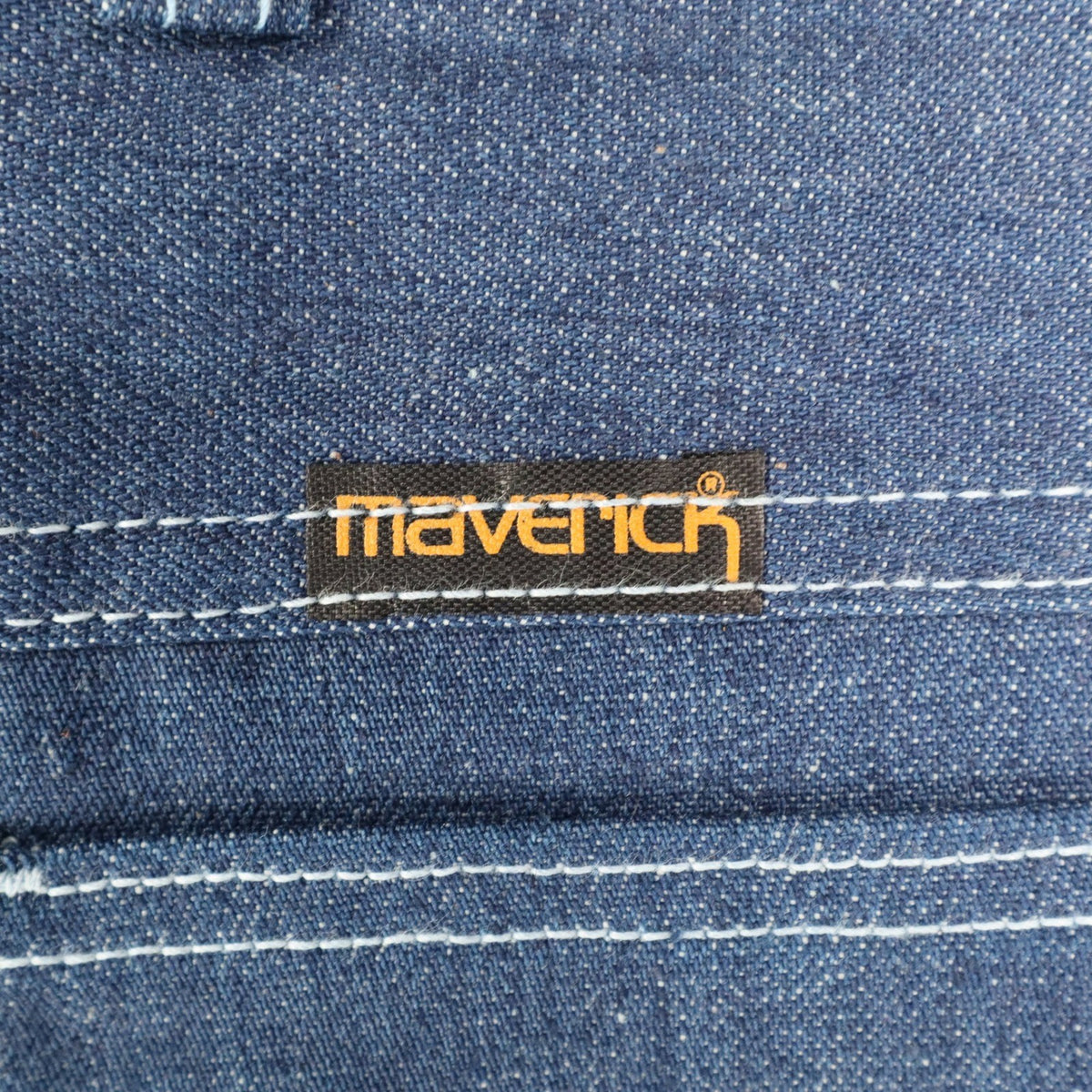 Vintage Young Maverick Jeans Boys 12 Regular Blue Flare White Stitch USA NWT - take2supply