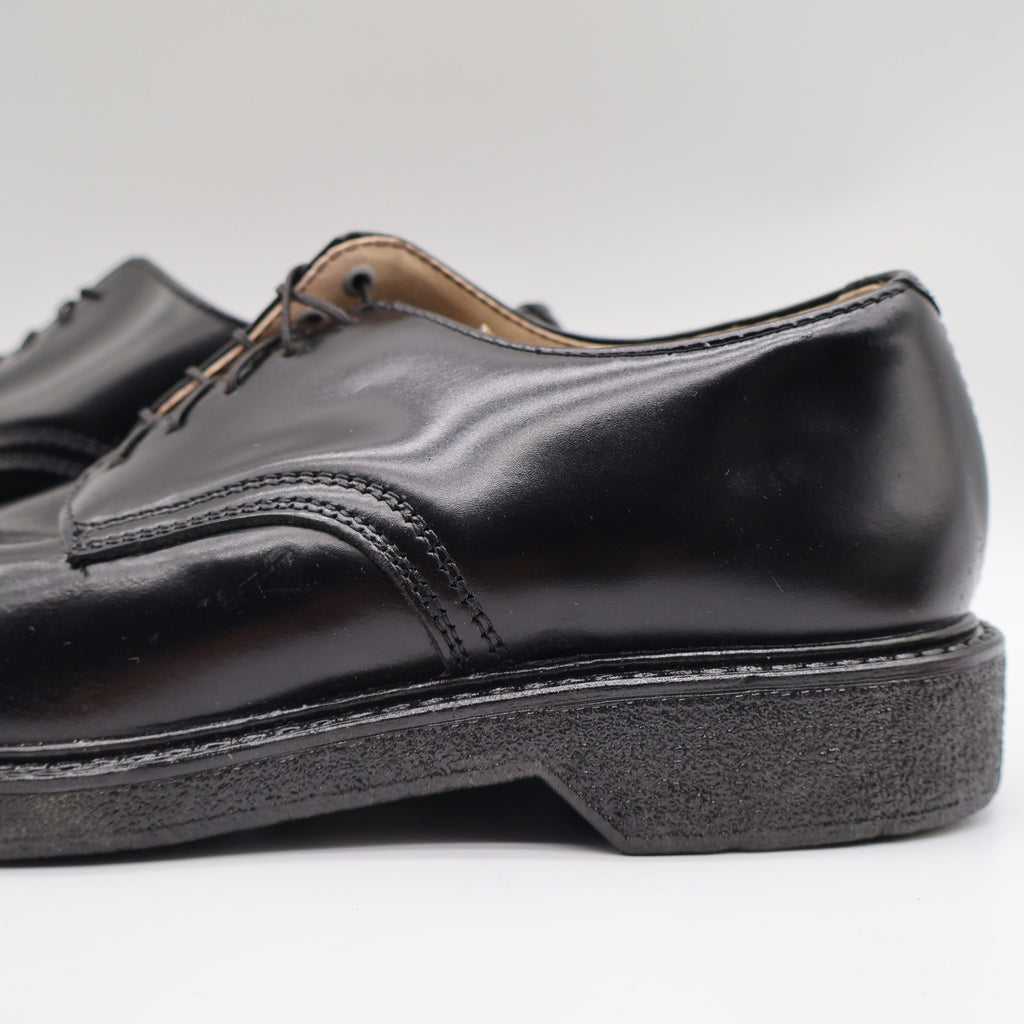 Cedar Crest Oxford Shoes Mens 7 D Vintage Black Leather Cushion Arch Deadstock - take2supply