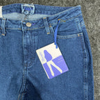 Wrangler Y2K Cowboy Cut Boot Cut Jeans Womens 9/10x32 Blue Denim NWT - take2supply