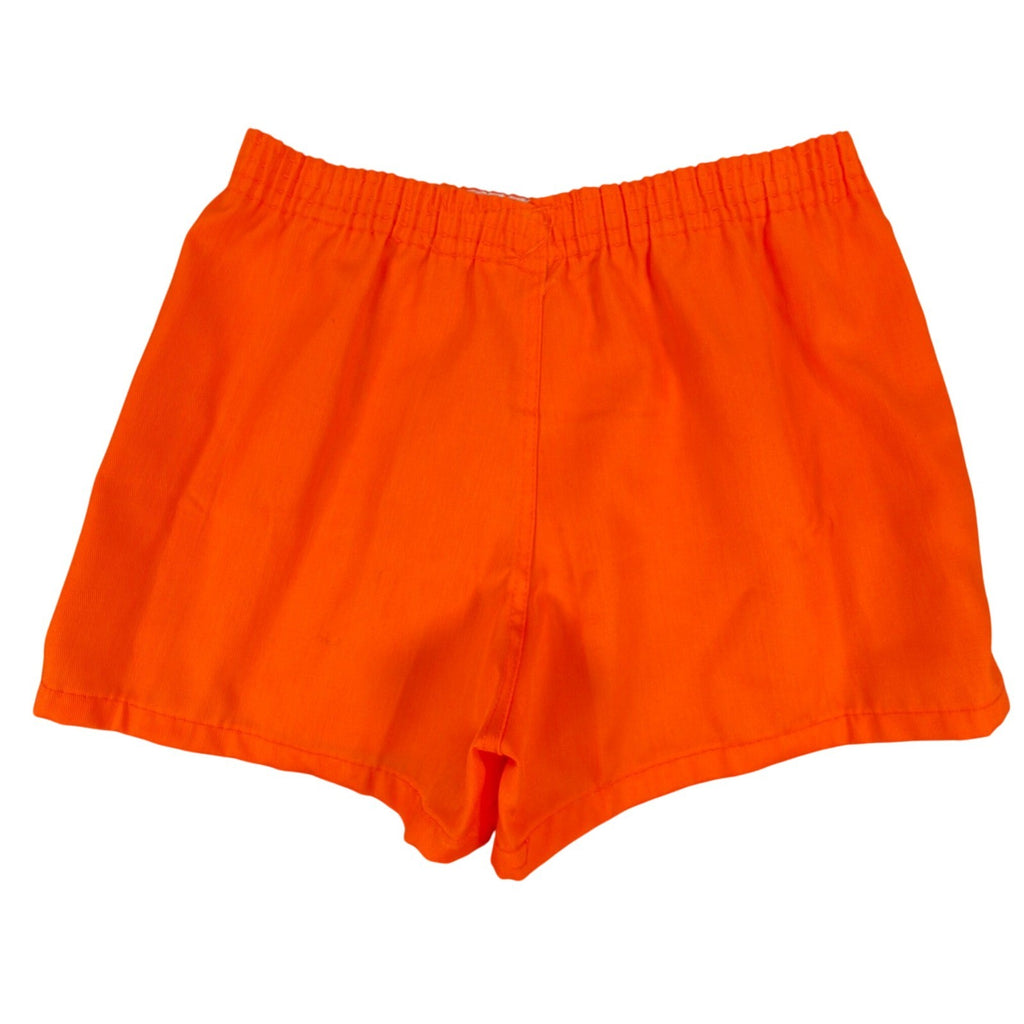 Fruit of the Loom Vintage 70s Gym Shorts Mens 28-30 Orange Deadstock NWT - take2supply