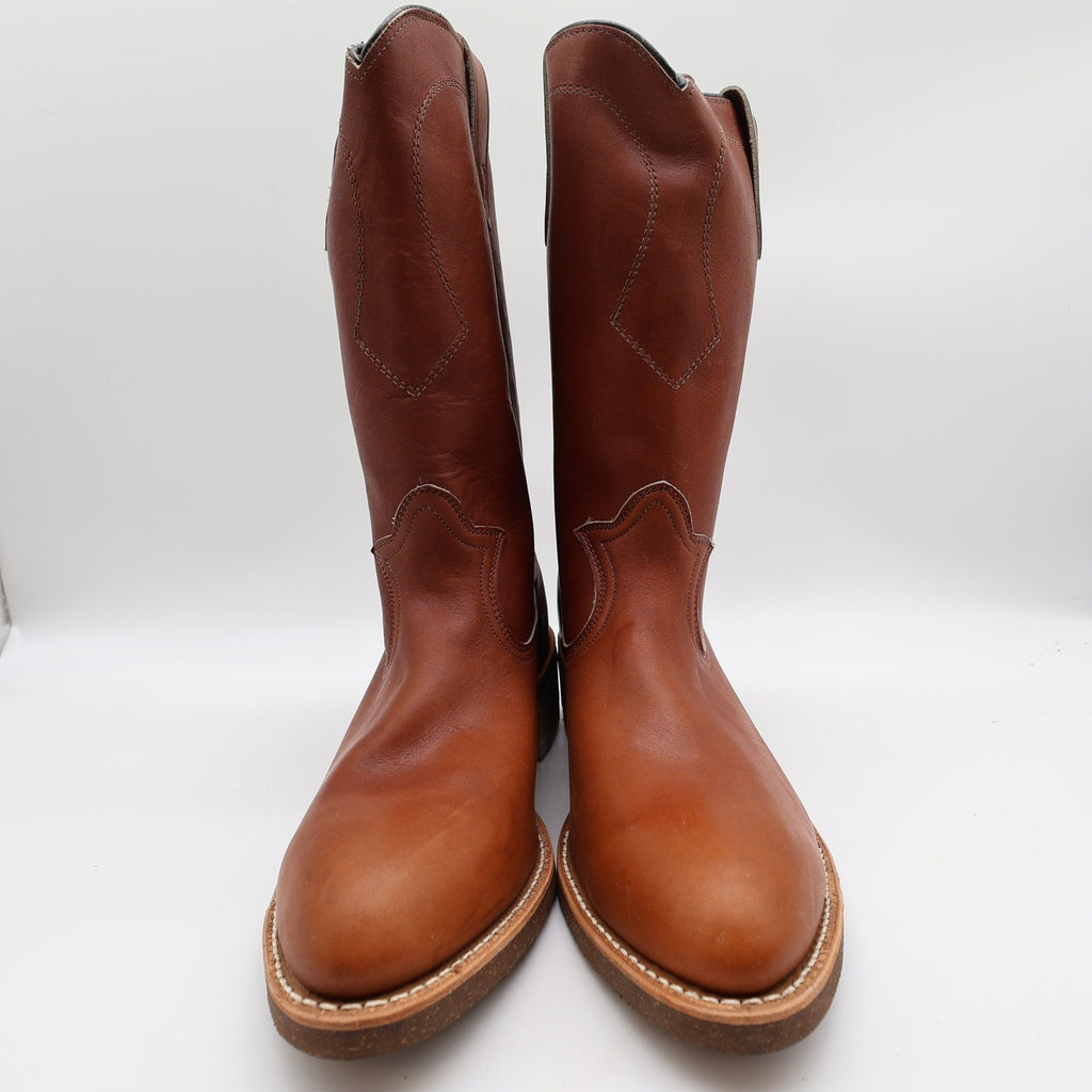Laredo Vintage Western Boots Mens 9EE Brown Leather Deadstock NWT - take2supply