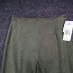 Lucia Trousers Womens 12 Vintage 90s Cactus Green Stretch Straight Leg Pants NWT - take2supply