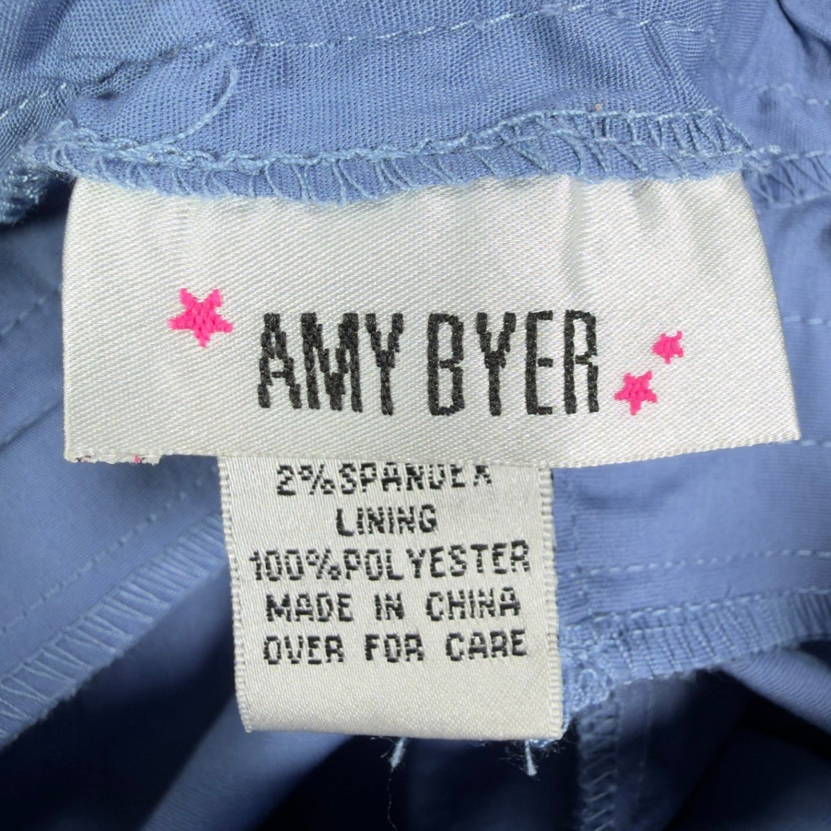 Amy Byer Y2K Bermuda Shorts Girls 10 Blue Cotton Stretch NWT - take2supply