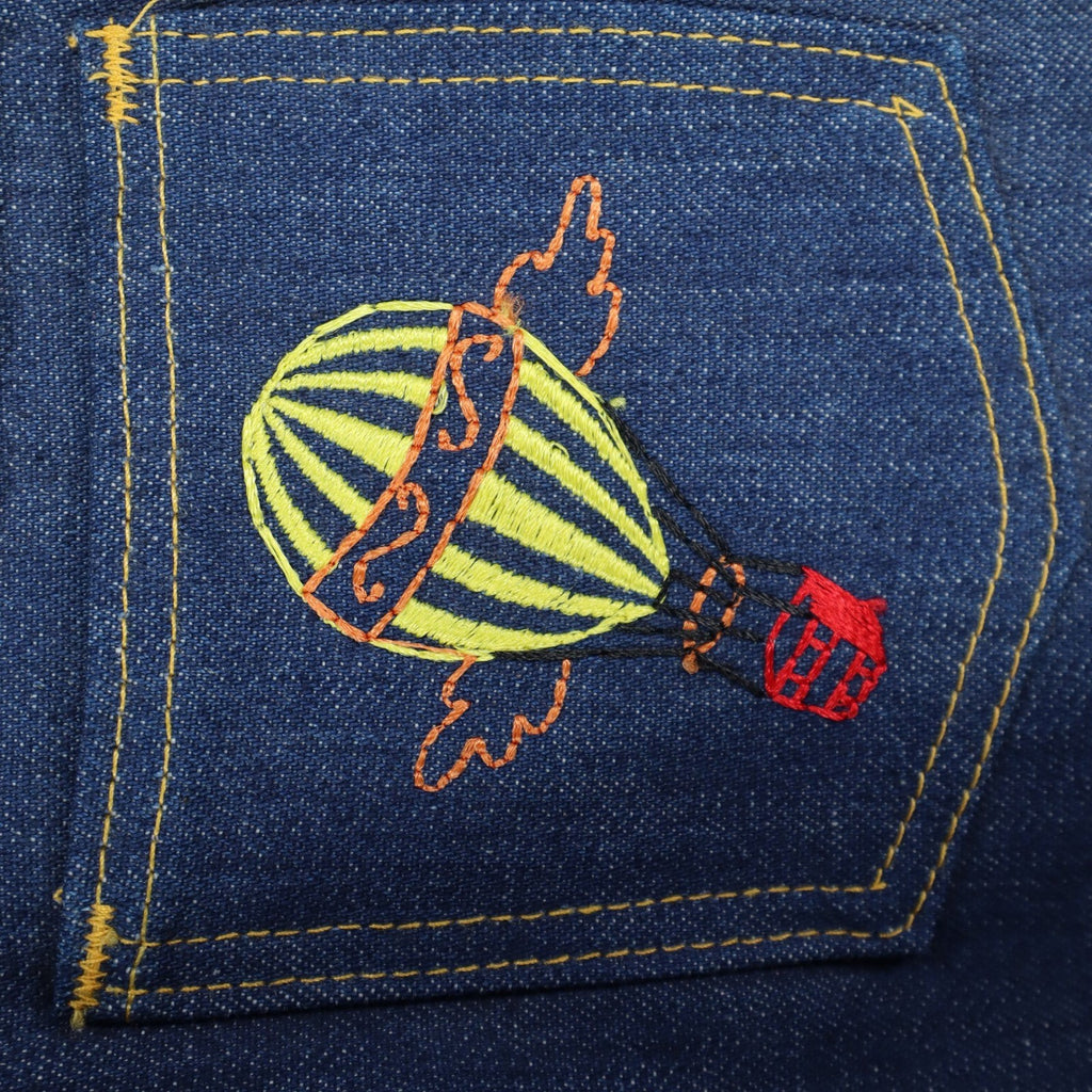 Young Maverick Vintage Boys 1 Reg Hot Air Balloon Jeans NWT USA - take2supply