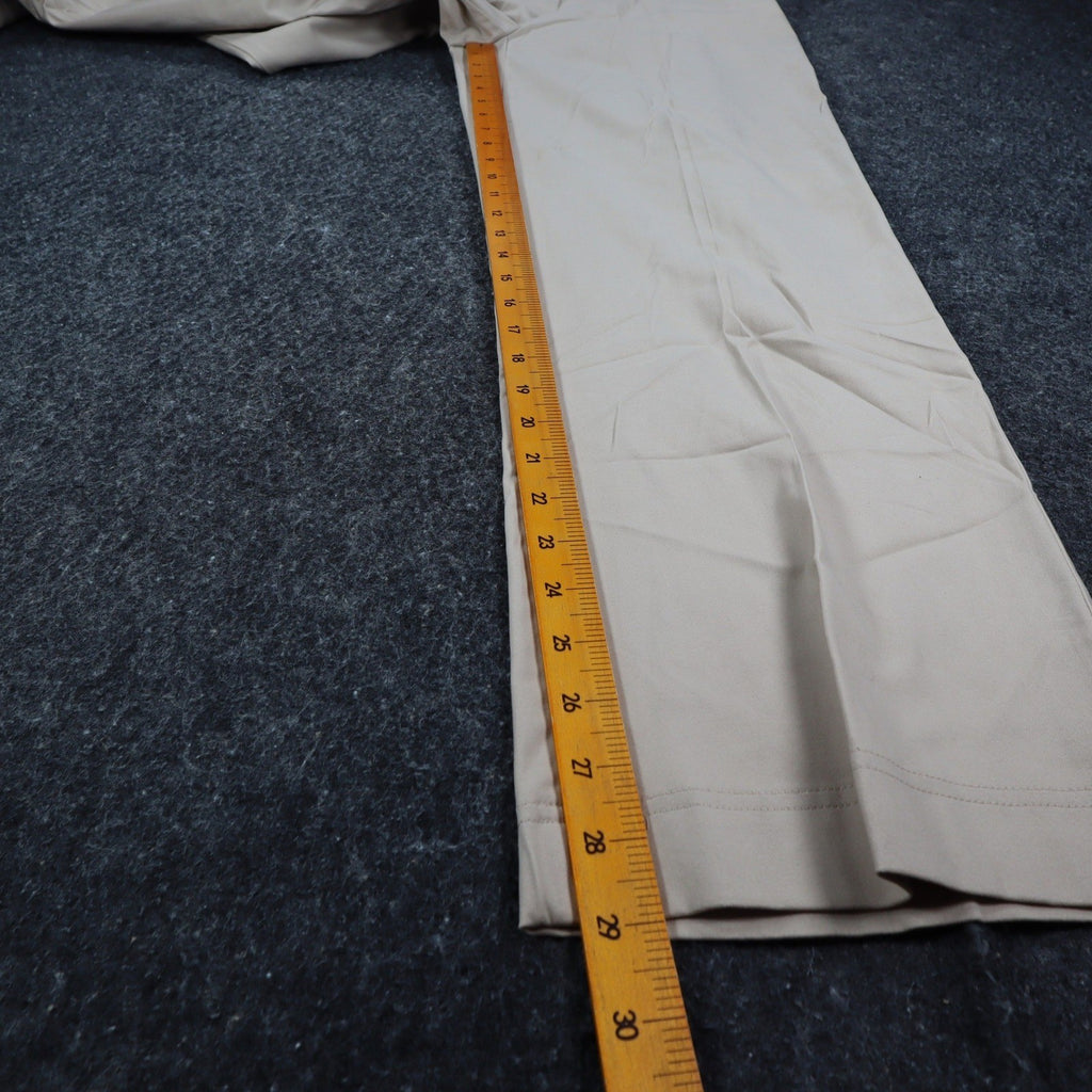 N Touch Dress Pants Womens 8 Khaki Beige Stretch Cotton Straight Leg New NWT - take2supply