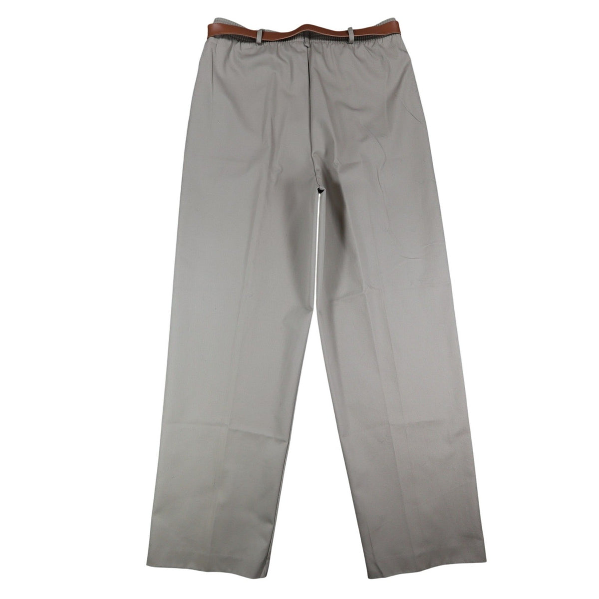 Donnkenny Pleated Trousers Womens 10 Vintage 90s Khaki Cotton Belted Chinos USA - take2supply