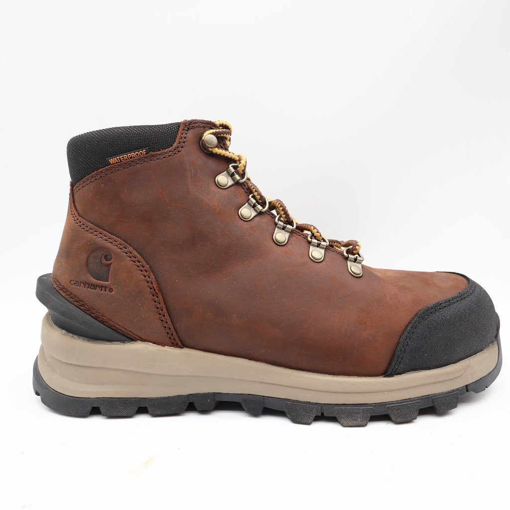 Carhartt Gilmore Waterproof Alloy Toe Work Hiker Mens 9M Brown Leather FH5550-M - take2supply