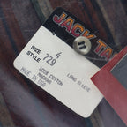 Jack Tar Madras Shirt Boys 4 Striped Long Sleeve Cotton USA New in Package NWT - take2supply
