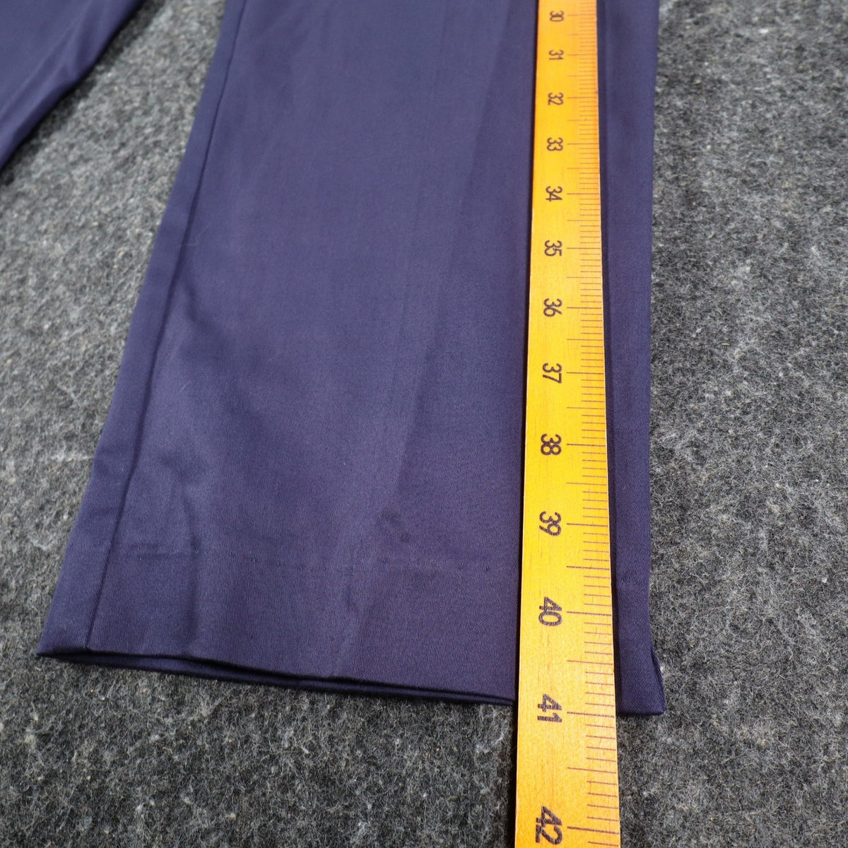 Southern Lady Pants Womens 6 Navy Cotton Stretch Straight Leg Side Zip NWT 570J - take2supply