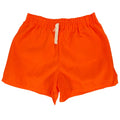 Fruit of the Loom Vintage 70s Gym Shorts Boys XS Orange Cotton NWT - take2supply