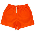 Fruit of the Loom Vintage 70s Gym Shorts Boys XS Orange Cotton NWT - take2supply