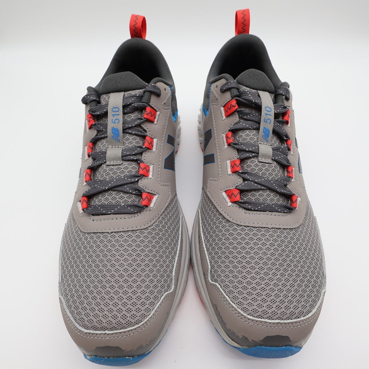 New Balance 510v5 Men's Trail Running Shoes Gray Blue Orange Size 13 - take2supply