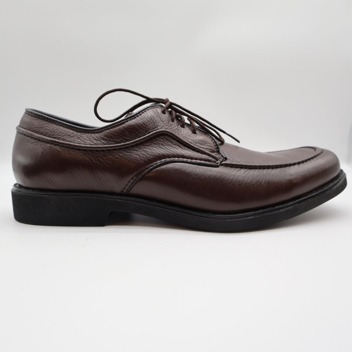 Hush Puppies Tribute Oxford Shoes Mens 10 M Dark Brown Leather Lace Up 16408 - take2supply