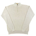 F/X Fusion Quarter Zip Sweater Mens Medium Putty Cotton Sandwash NWT C692 - take2supply