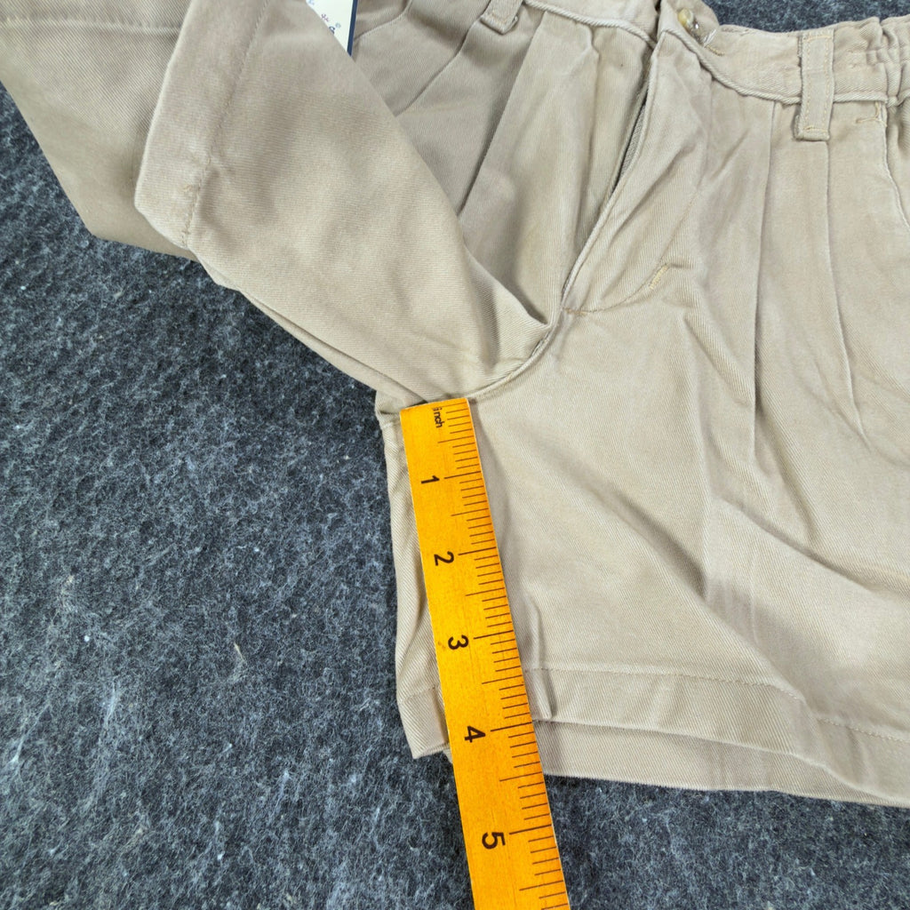 Bobby Stix Vintage 90s Chino Shorts Boys 3T Khaki Cotton NWT - take2supply