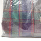 417 Van Heusen Shirt Mens XL Green Purple Red Plaid Cotton Blend New Packaged - take2supply