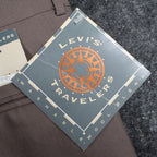 Levi's Travelers Dress Pants Mens 33x32 Vintage 90s Brown Wool Blend Pleated NWT - take2supply