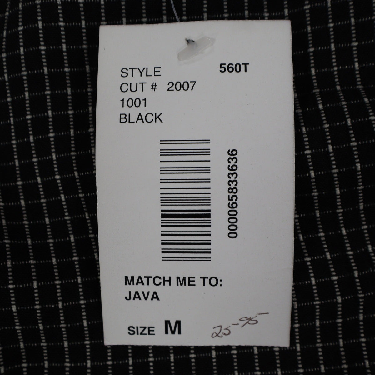 Southern Lady Pants Womens M Black White Windowpane Pull On NWT NOS - take2supply