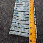 Erin London Top Womens L Blue Black Striped Textured Knit Long Sleeve NWT - take2supply