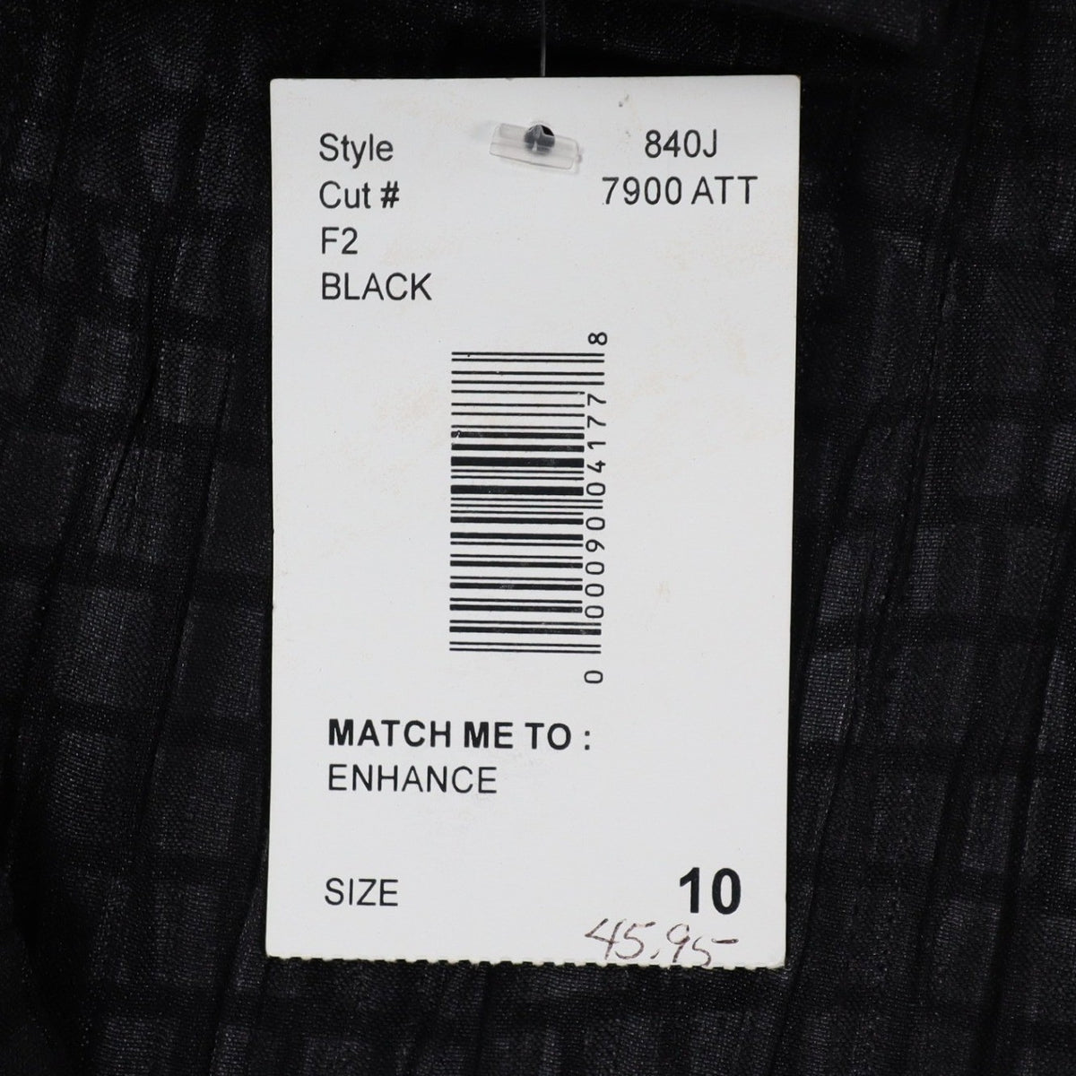 N Touch Jacket Womens 10 Black Textured Puckered Zip Front Mock Neck NWT - take2supply