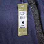 Erin London Top Womens Medium Blue Viscose Studded Puff Sleeve French Terry NWT - take2supply