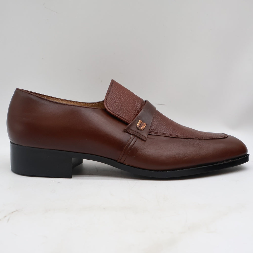 Barclay Loafers Mens 12 D Vintage Brown Leather Slip On Endicott Johnson NOS - take2supply