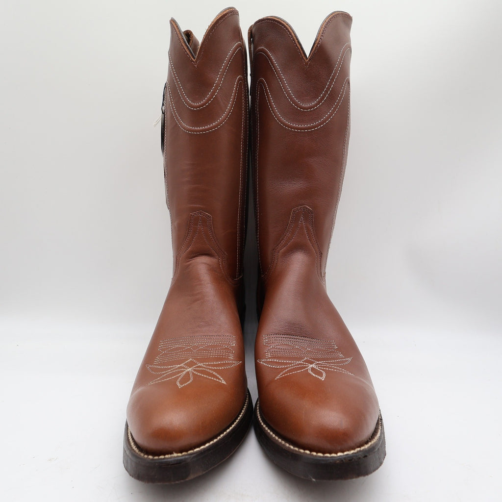 Walker Silverado Vintage Cowboy Boots Mens 11 Brown Leather NWT - take2supply