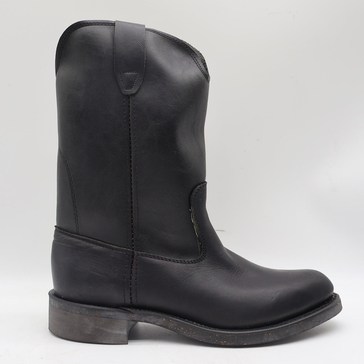 Cedar Crest Wellington Boots Mens 9 D Vintage Black Leather Work Boots 1839 USA - take2supply
