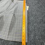 Vintage Lee Casuals Pleated Shorts Womens 14 Medium Plaid Cotton NWT 90s - take2supply