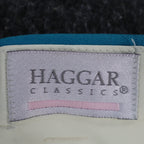 Haggar Classics Pants Womens 20 Turquoise Pleated Belted USA NWT Deadstock - take2supply